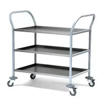 Тележка для сервировки ТДСп 800x500x860 «Profi Inox» (3 уровня)