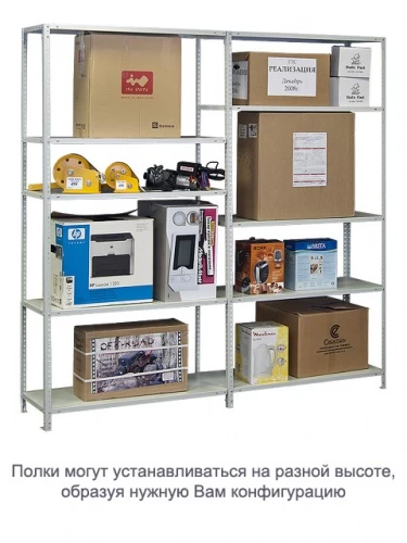 Стеллаж металлический ТС120 (1800х1000х600)/3