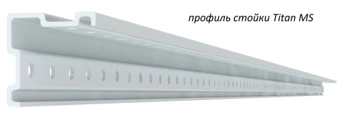 Стеллаж металлический Титан МС-750 2500x1000x400/4